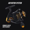 Rigged and Rigged RR 1000 spin reel. Smooth strong durable