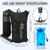 RYACO Lightweight Hydration Backpack, Running Backpack with 2L Water Bladder,
