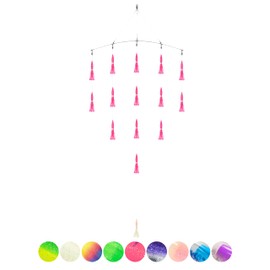 BLUEWING 36" Upgraded Fishing Spreader Bar Formation with 9" Floating Squids and 316 Stainless Steel Rod Offshore Spreader Bar for Wahoo Tuna Marlin Mahi Mahi, Pink