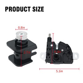 LIDSCURA 8T1Z-16700-A Hood Latch Catch & Lock Cylinder - Replacement for Ford Transit Connect (2010-2013)