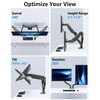 Dual Monitor Stand fits up to 32 inch, 4.4-19.8 lbs