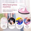 Honoson Mini Craft Iron Mini Heat Press Small Iron Portable