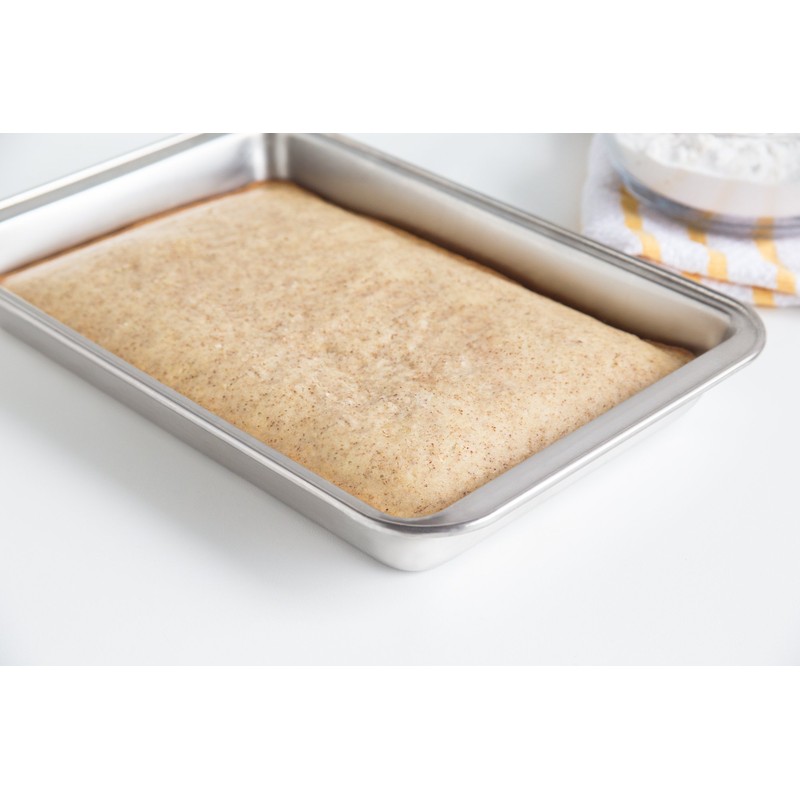 Fox Run Stainless Steel Baking Pan, 11-Inch x 7-Inch Baking