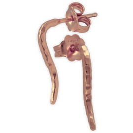 Handmade Geschenk für Sie Ohrstecker für Frauen Ohrstecker aus 925 Sterlingsilber Rosévergoldet Schlangenschwanzohrringe für Frauen minimalistische Ohrringe Schlangen hypoallergener Ohrring