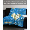 Bacmaxom 18th Birthday Throw Blankets Bedspreads for Girls Boys Happy