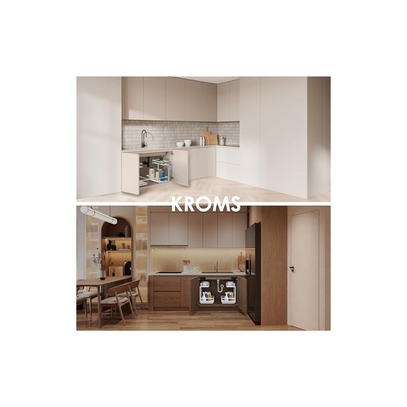 Kitchen Cabinet Organiser Size XL - White - Kitchen Organiser