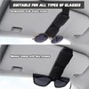 Lollanda Car Sunglasses Holder, Car Glasses Holder Eyeglass Clip Hold