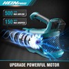 HEINPRO Cordless Leaf Blower Up to 500CFM Compatible with Makita