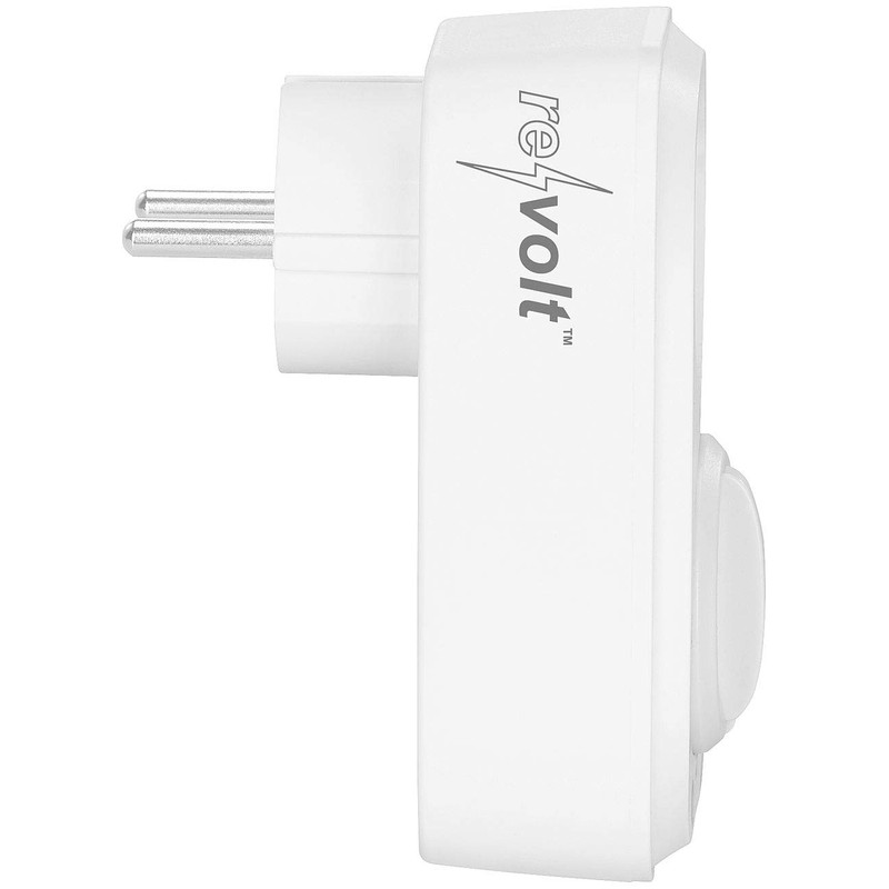 revolt Timer Socket: Timer Switch with Light Sensor Switch, 8-Hour