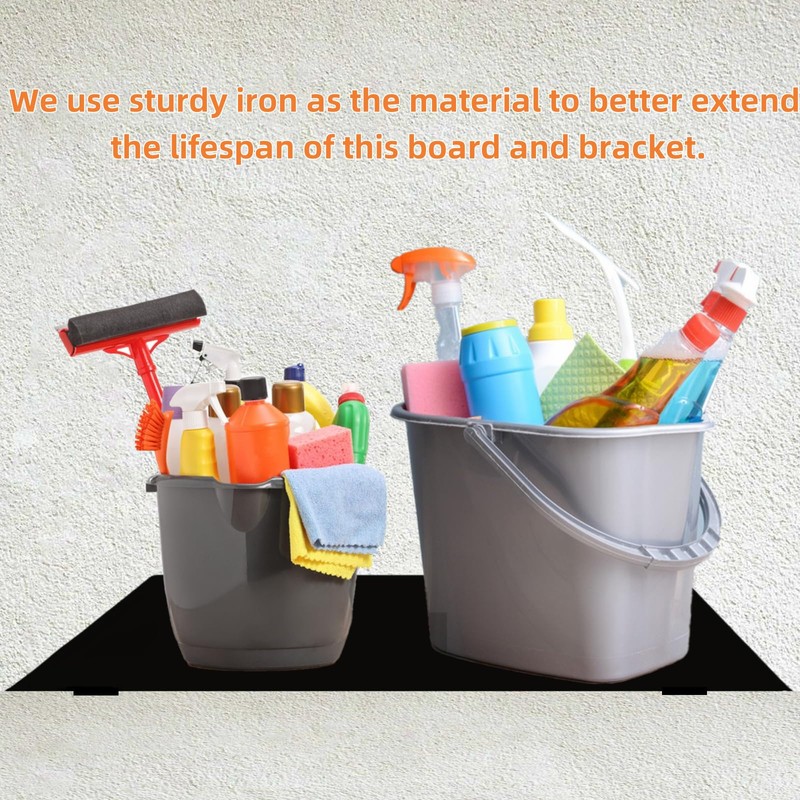 Shelf Brackets for Suncast Sheds,Iron Shelf Accessory Outdoor Sheds Storage,Black,Brackets