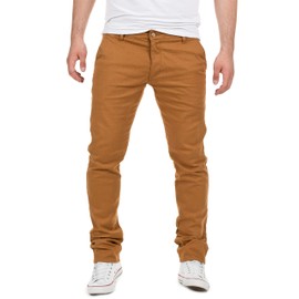 Yazubi Men's Chino Pants Dustin Boys Dress Pants Brown, Brown (Camel Otter 181018), W31/L32