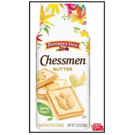 Unknown Pepperidge Farm Chessmen Butter Cookies, 7.25 oz. Bag (Packaging may vary)
