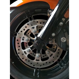 KLOCK WERKS Axle Kit - Flush Mount - Front - Black Fits w/Black End Caps