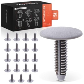 A-Premium 20 PCS Headliner Car Retainer Fastener Push Pin Clips Compatible with GM C, K Trucks 2000-2024, Hummer H2 2003-2007, GM - for 6mm x 8mm Hole