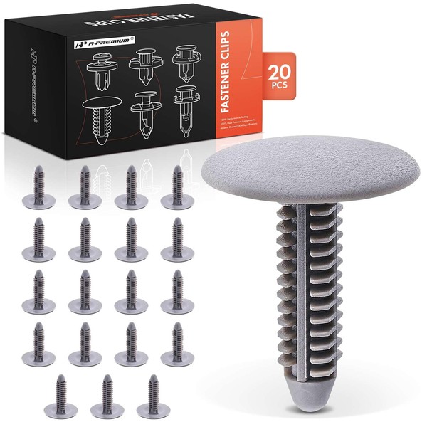 A-Premium 20 PCS Headliner Car Retainer Fastener Push Pin Clips