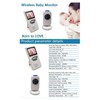 Monitor para Bebés con Pantalla LCD de 2,4 Pulgadas, Visión