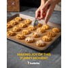 Katbite Unbleached Parchment Paper Baking Sheets, 120Pcs 12x16 Inch Precut