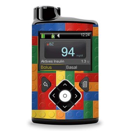 Blocks - Sticker Skin for Medtronic Minimed 640G / 670G insulinpump