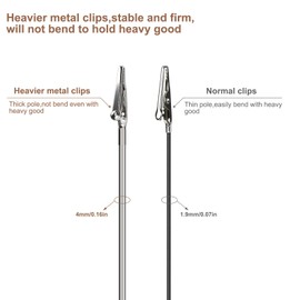 GJJC17 Metal Alligator Clip Stick Set with Wooden Base Painting Airbrush Tools Hobby Model