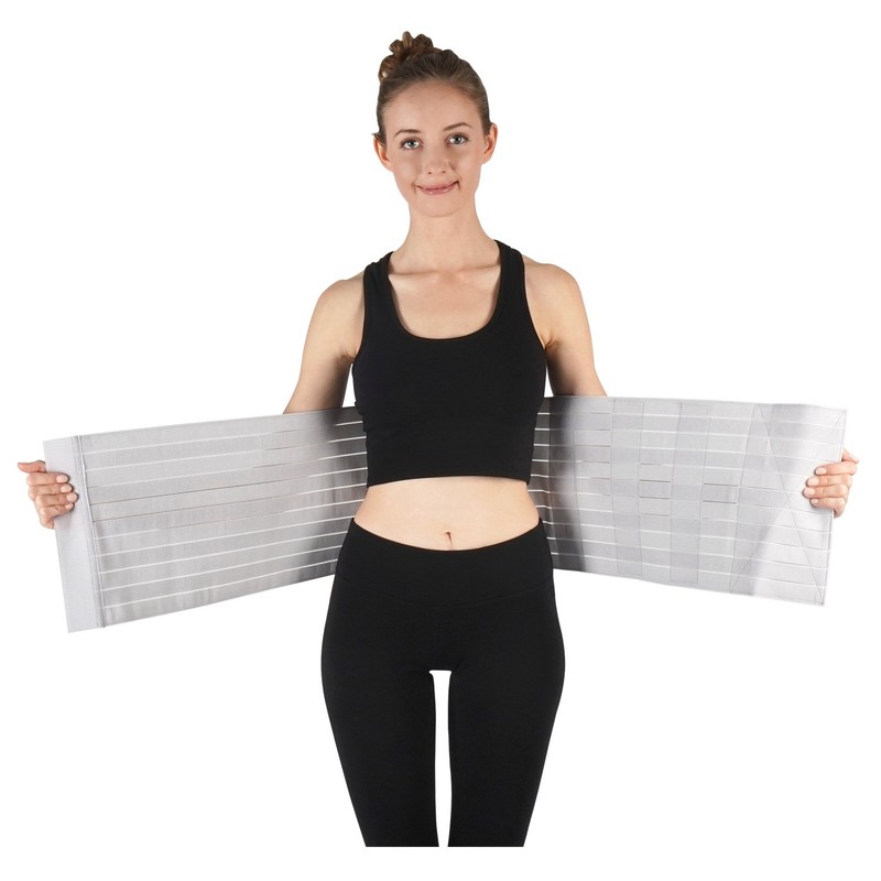 Soles Compression Abdominal Binder, Post-Surgical and Postpartum Belly Wrap, Adjustable