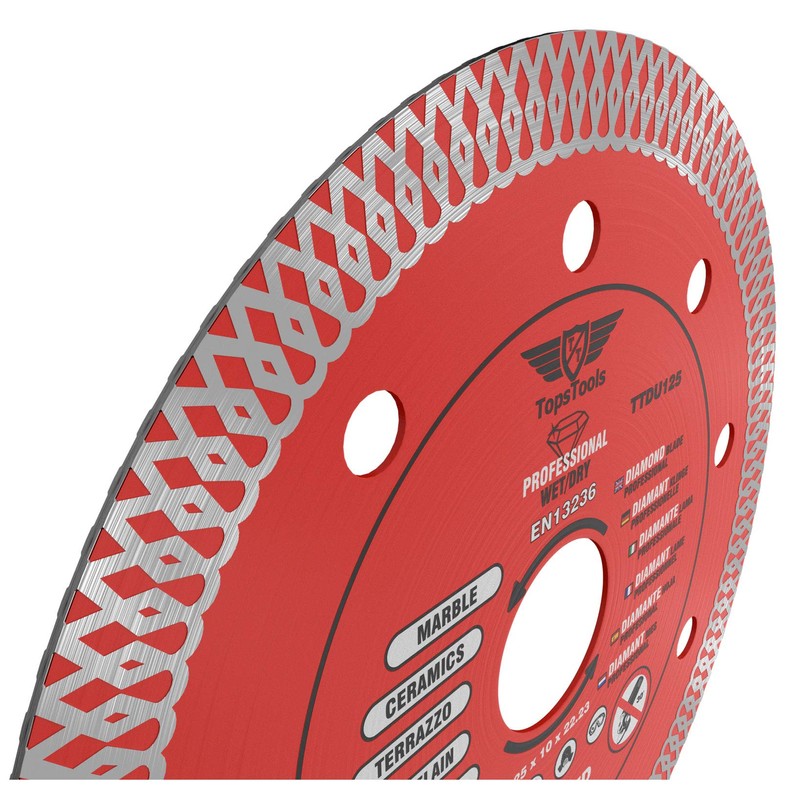 1 x TopsTools TTDU125 125mm (5 inch) x 10mm x