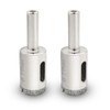 2 Pcs 3/4" Diamond Drill Bits Glass Hole Saw Drill