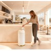 Huaqinglian 35L/9 Gallon White Gold Stainless Steel Commercial/Kitchen Trash Can,