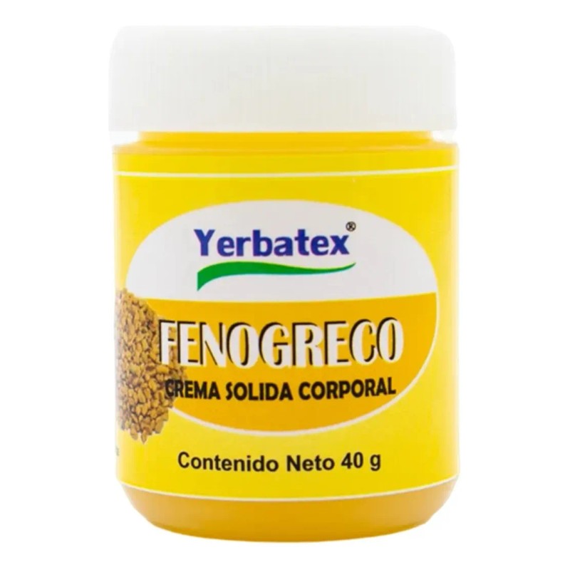 Pack 4 Pomadas De Fenogreco Frasco De 40g Hierbas