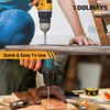 Toolmays 8pcs Damaged Screw Extractor Set, 5 Pcs Hss 4241