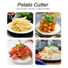Potato Cutter Chip Cutter Portable Home Kitchen Accessories Cooking
