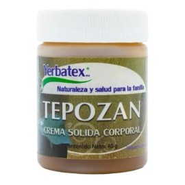 Pomada De Tepozán, Crema Sólida Corporal, Frasco De 40g Hierbas