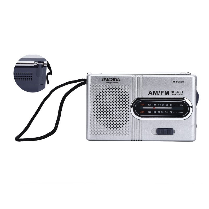 Portable Pocket Radio Mini Radio Player AM FM Compact Radio