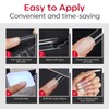 Modelones Nail Tips, 216 Pieces, Full Cover Nail Tips Set,