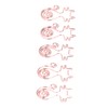100Pcs Cute Paper Clips Rose Gold Cat Shape Anti Slip