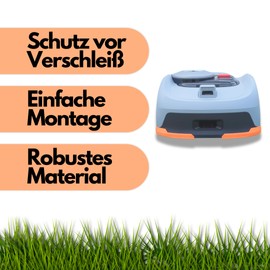 Edge Protection Compatible with Segway Navimow i105e & i108e Protection Bumper Tuning Robotic Lawnmower - Easy Insert, No Gluing Required (Orange)