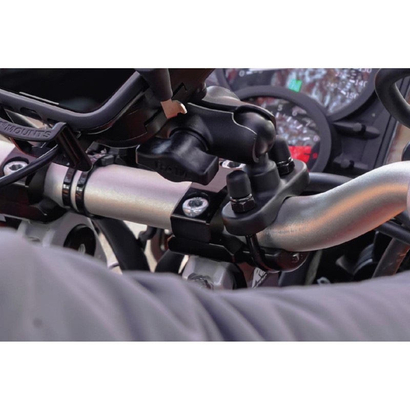 ラムマウント(RAM MOUNTS) ベース部 U字クランプ φ12~Φ31に適合 ブラック RAM-B-231ZU