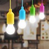 8PCS Portable LED Bulb Light Battery Operated Pull Rope Lamp