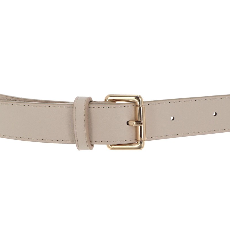 VALENTINO Emma Winter Belt W120 Ecru/Oro - Can be Shortened,