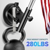 Car Flag Pole, Car Flag Holder with Adjustable Angle Suction