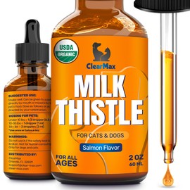 Milk Thistle for Dogs & Cats – Liver Support for Dogs & Cats – Kidney Support – 2Oz