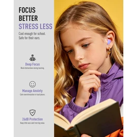 Kids Earplugs for Ages 6+, Noise Reduction Children Ear Protection