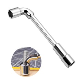 DFsucces Hex Offset Socket Wrench, L-Type Wrench, Through Bolt Hex Wrench, L-Shaped Ball Point Wrench, Angle Open Socket Wrench (10mm)