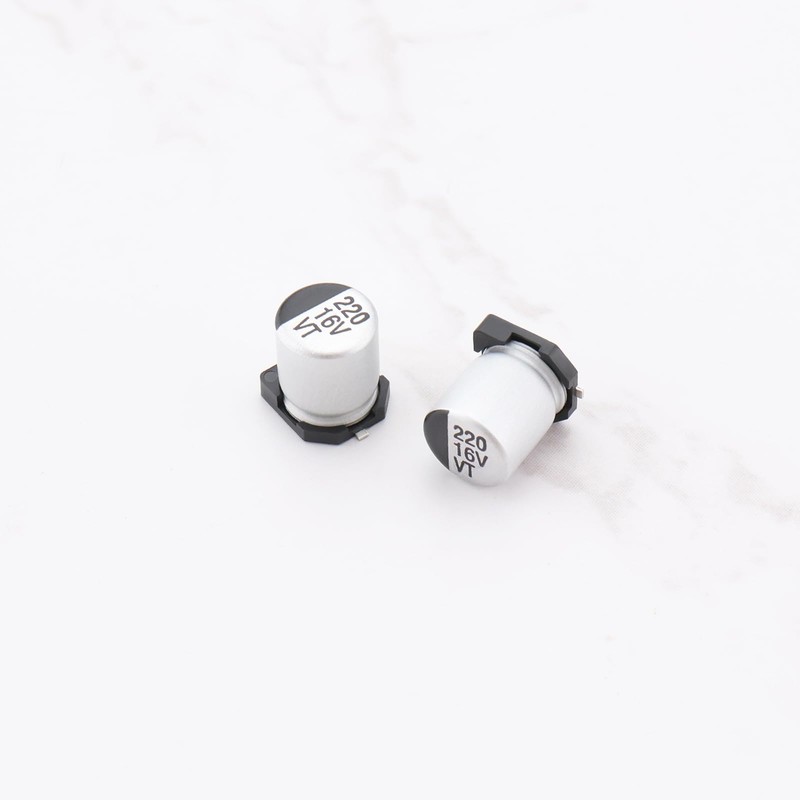 VGOL 20 Pieces 220 UF 16 V SMD Electrolytic Capacitors