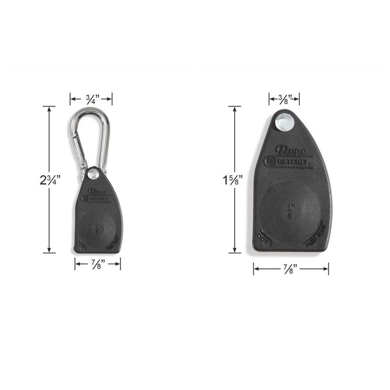 Rope Ratchet 10000 Light Hanger - 1/8" Ratchet with Carabineer