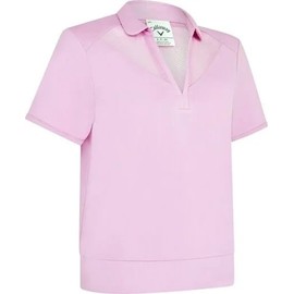 Callaway Golf Ladies Waist Length Short Sleeve Top Orchid Medium
