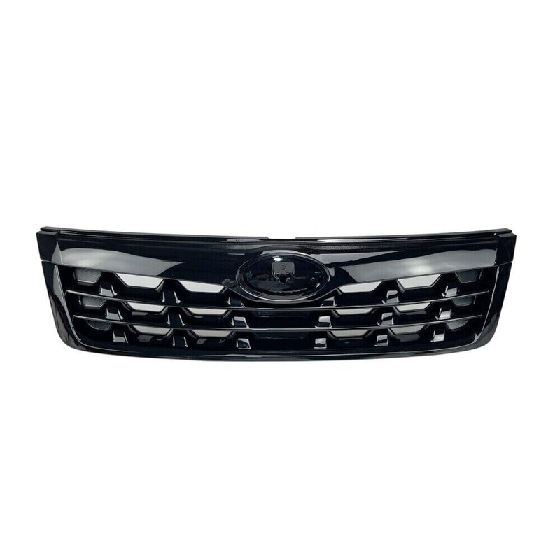 MUTUSAISI Front Bumper Upper Grill Gloss Black Grille Compatible with