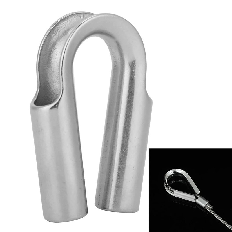 Stainless Steel Rope Thimble for 6 mm-24 mm Cable, High