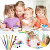 26PCS Paint Sponges for Kids,Washable Paint Brushes Set for Toddler,Early