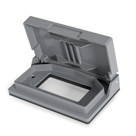 ELEGRP Horizontal Outdoor Cover for Decotative Receptacles, Weatherproof Wall Plate, Outdoor Electrical Outlet Cover, Standard Size 1-Gang 4.77” x 2.97”, Thermoplastic, 1 Pack, Grey