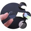 Uonlytech Pegatinas Adhesivas de Doble Cara Transparentes 2.00X2.00Cm 100piezas Acrílicas